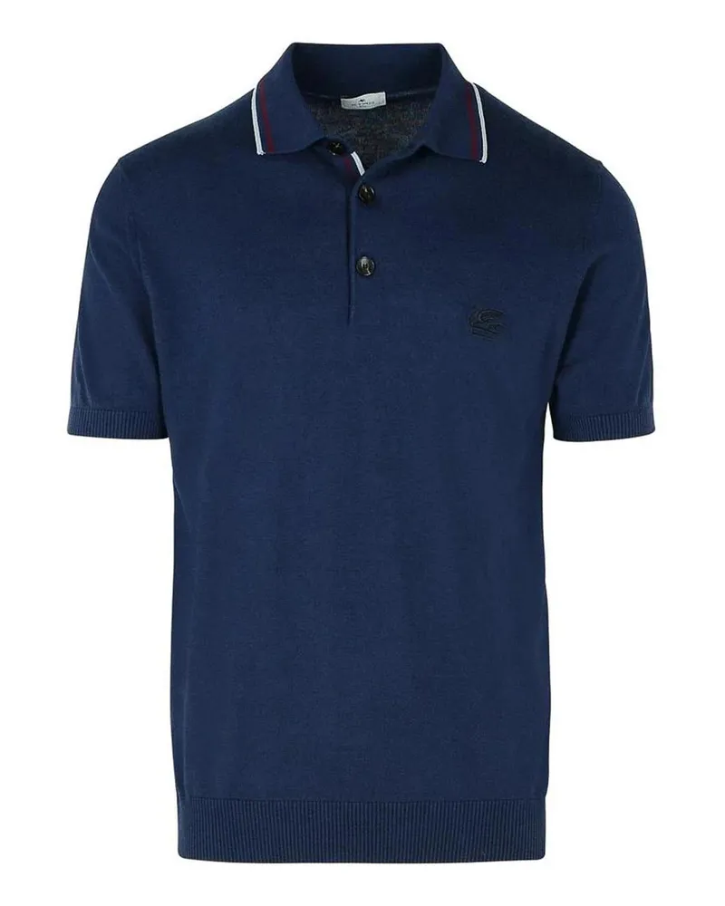 Etro Poloshirt - Blau Blau