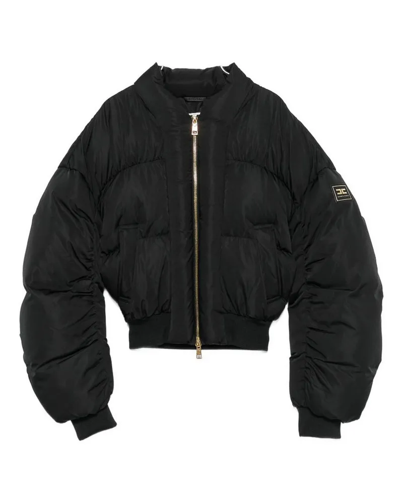 Elisabetta Franchi Daunenjacke - Schwarz Schwarz