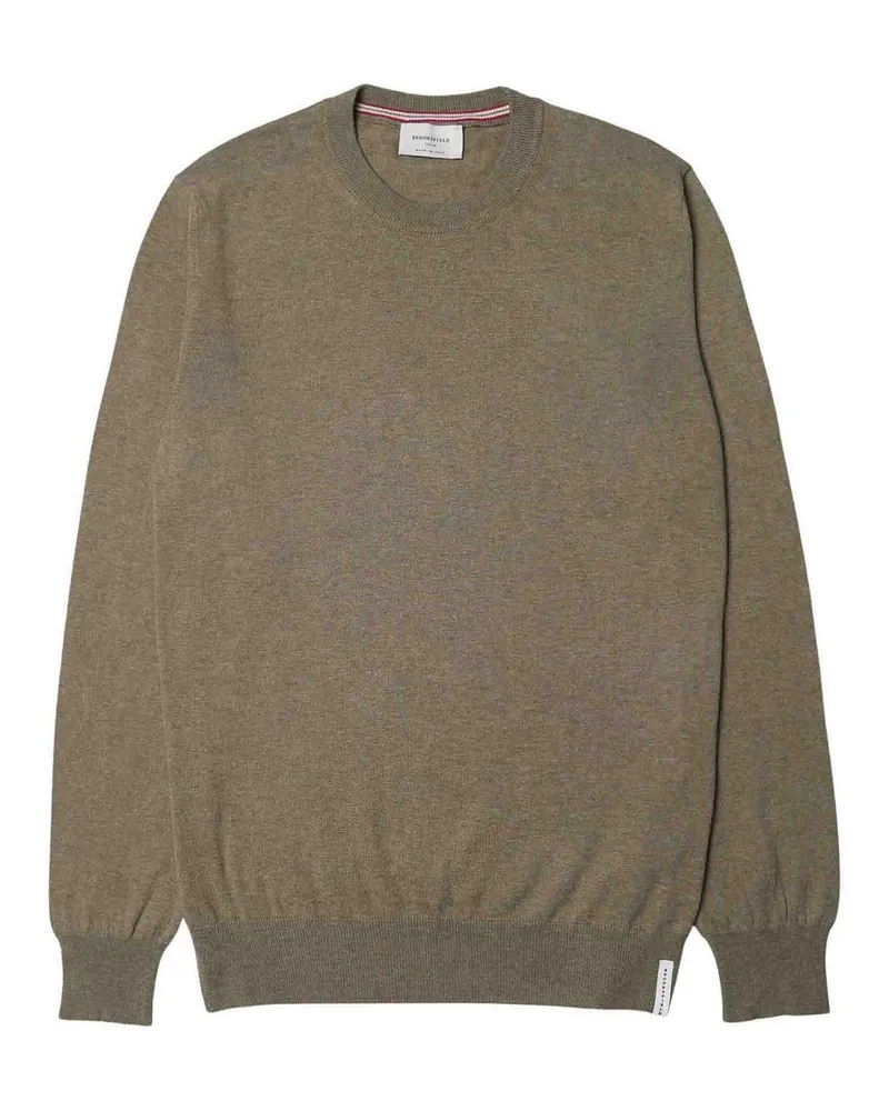Brooksfield U-Boot-Pullover - Dunkelgrün Dunkelgrün