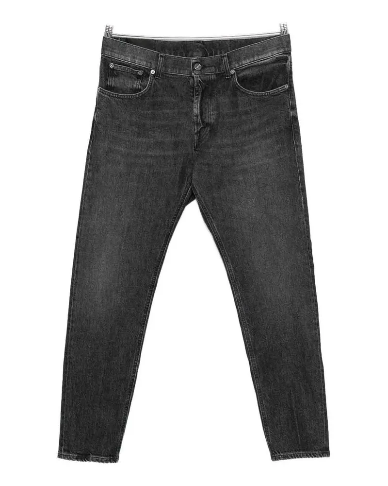 Dondup Straight Leg Jeans - Schwarz Schwarz