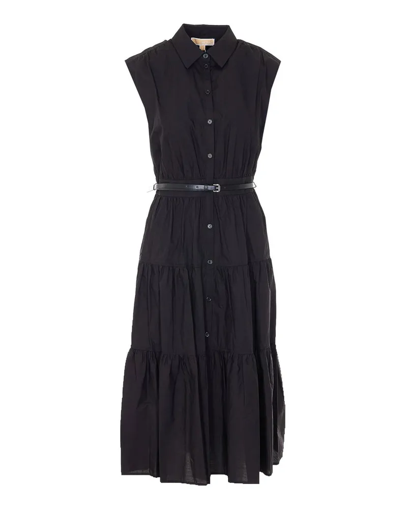 Michael Kors Knielanges Kleid - Schwarz Schwarz