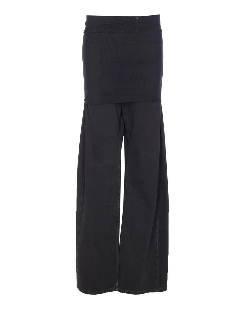 Maison Margiela Schlagjeans - Schwarz Schwarz