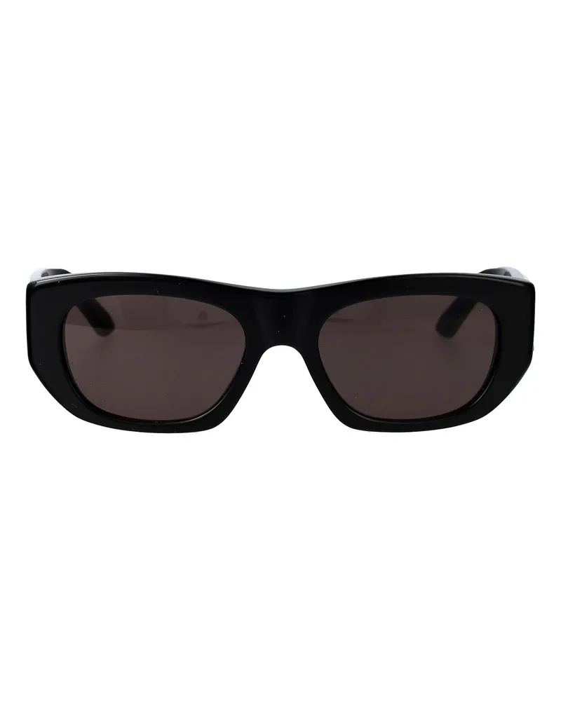 Alexander McQueen Sonnenbrille - Schwarz Schwarz