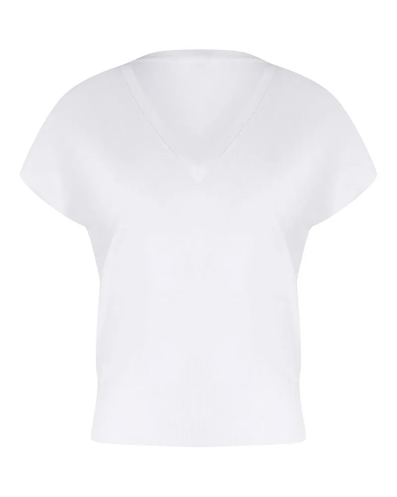 Dondup Rundhalspullover - Weiß Weiß