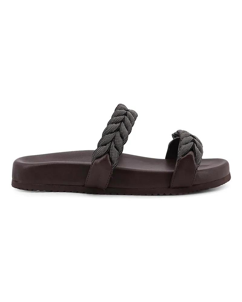 Brunello Cucinelli Sandalen - Dunkelbraun Dunkelbraun