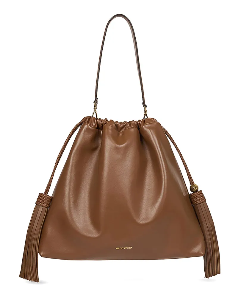 Etro Schultertasche - Braun Braun