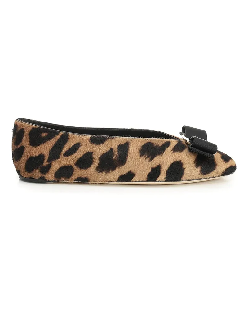 Ferragamo Ballerinas - Animal Animal