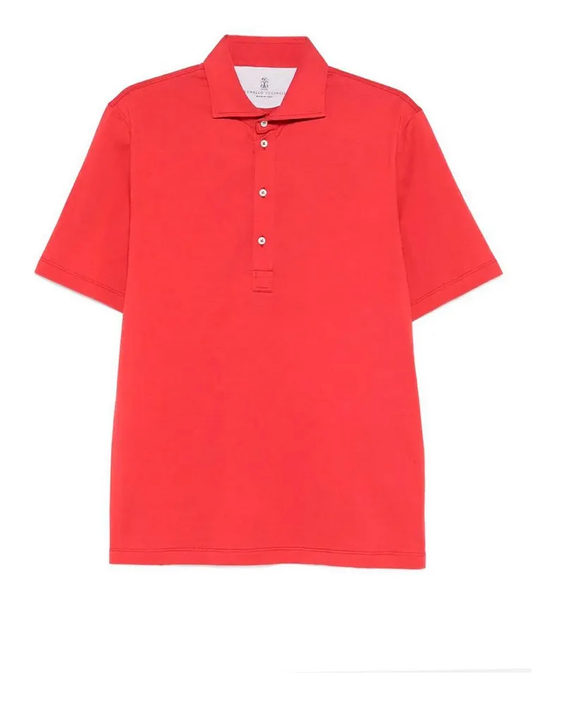 Brunello Cucinelli Poloshirt - Rot Rot