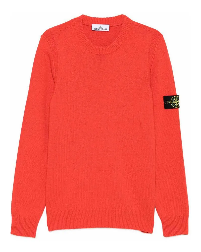 Stone Island Rundhalspullover - Taupe Taupe