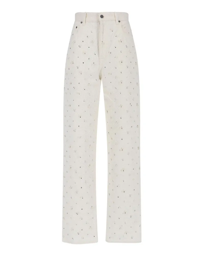 Golden Goose Straight Leg Jeans - Weiß Weiß