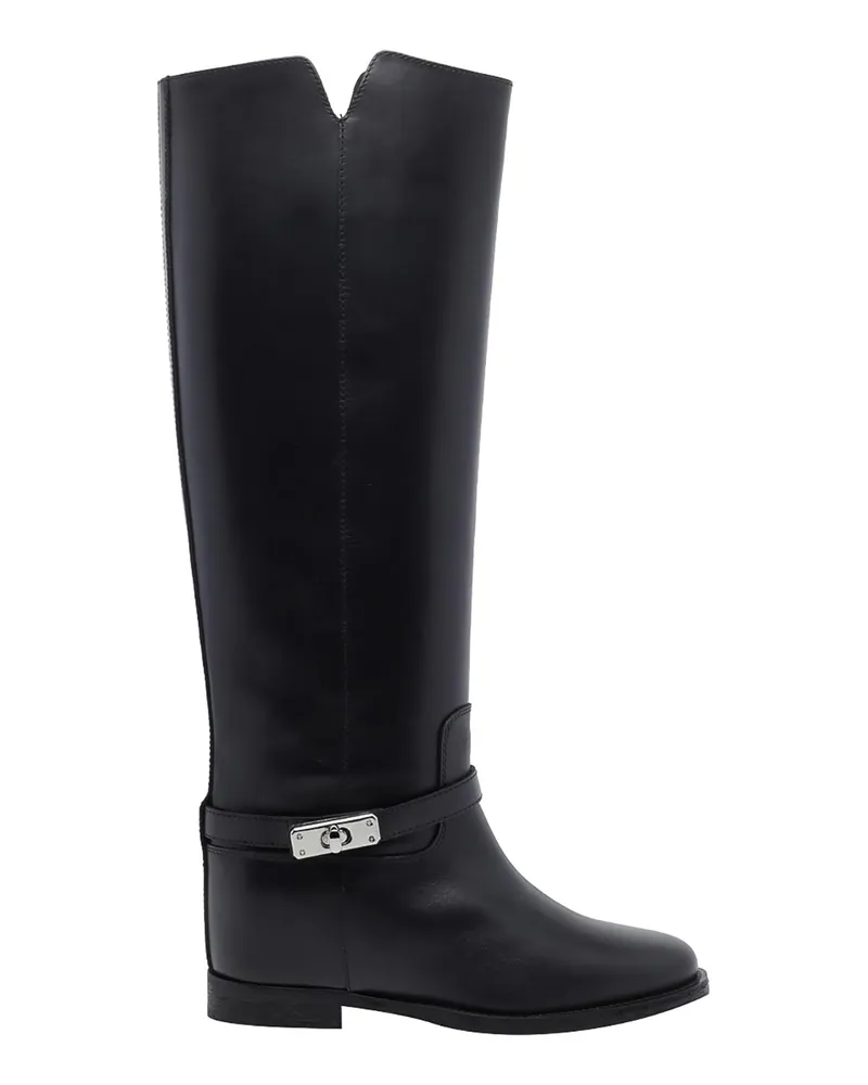 Via Roma 15 Stiefel - Schwarz Schwarz