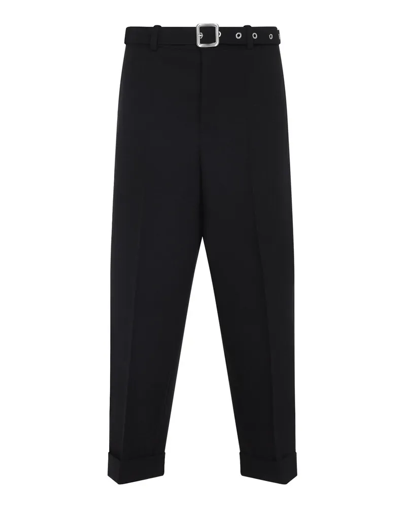 Jil Sander Casual Hose - Schwarz Schwarz