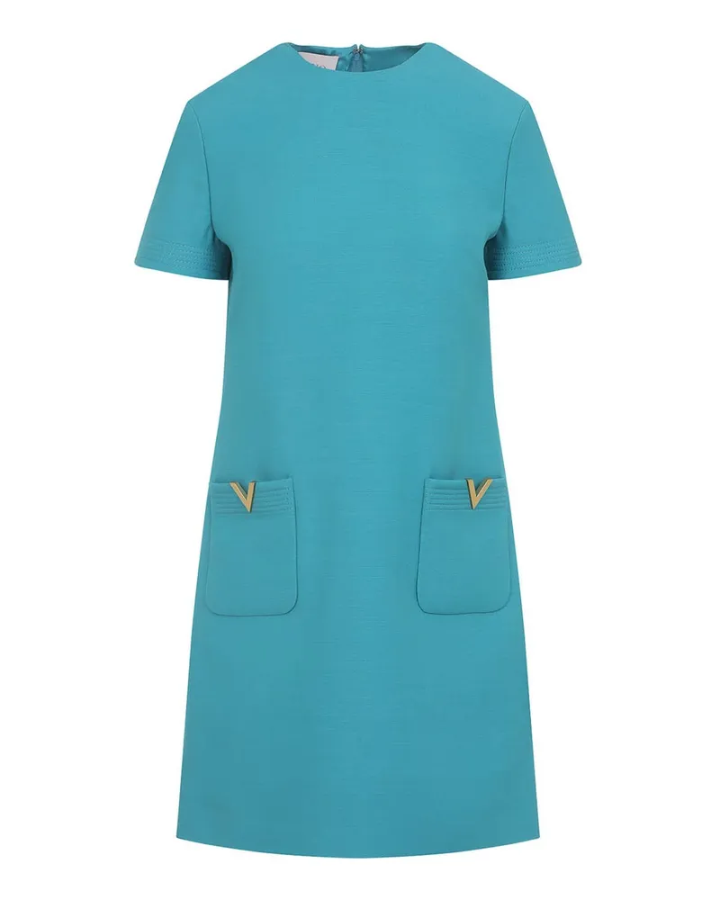 Valentino Garavani Kurzes Kleid - Blau Blau
