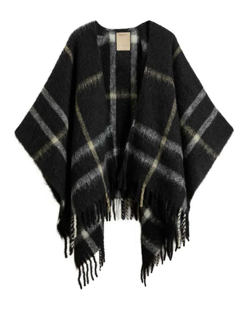Woolrich Knielanger Mantel - Schwarz Schwarz