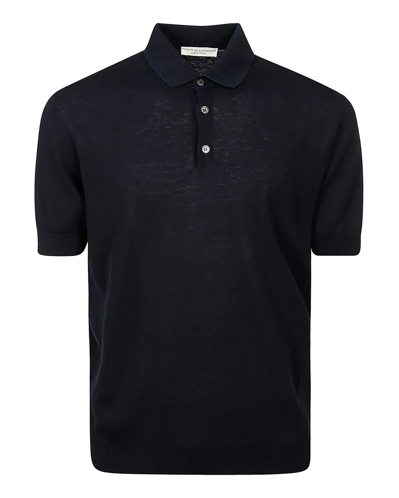 Filippo de Laurentiis Poloshirt - Dunkelblau Dunkelblau