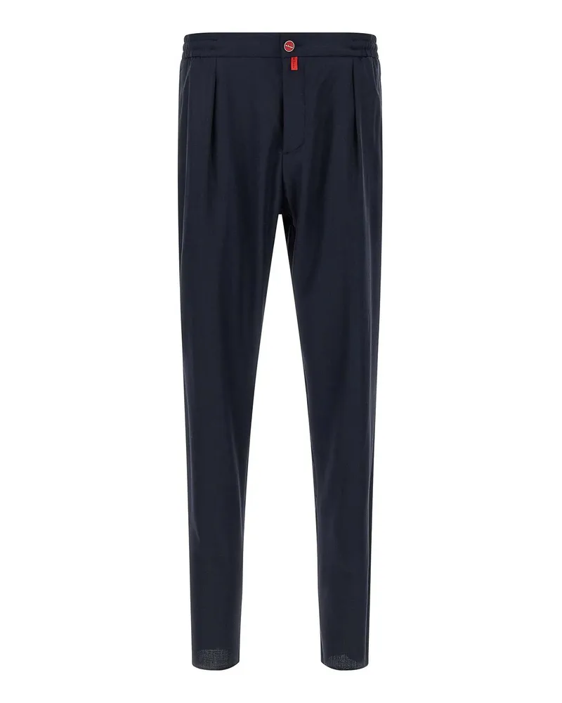 Kiton Casual Hose - Blau Blau