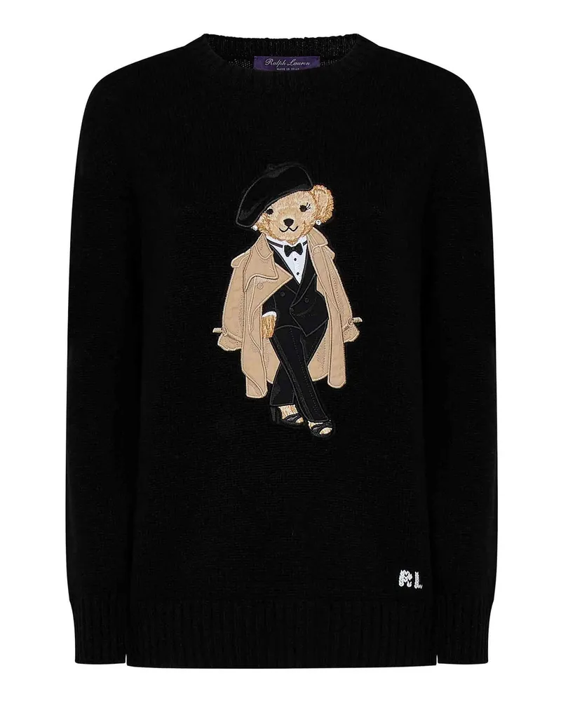 Ralph Lauren Rundhalspullover - Schwarz Schwarz