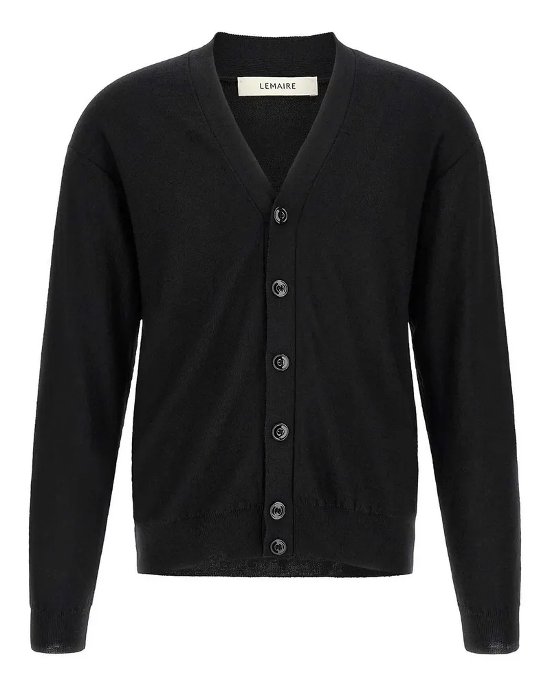 Christophe Lemaire Cardigan - Schwarz Schwarz