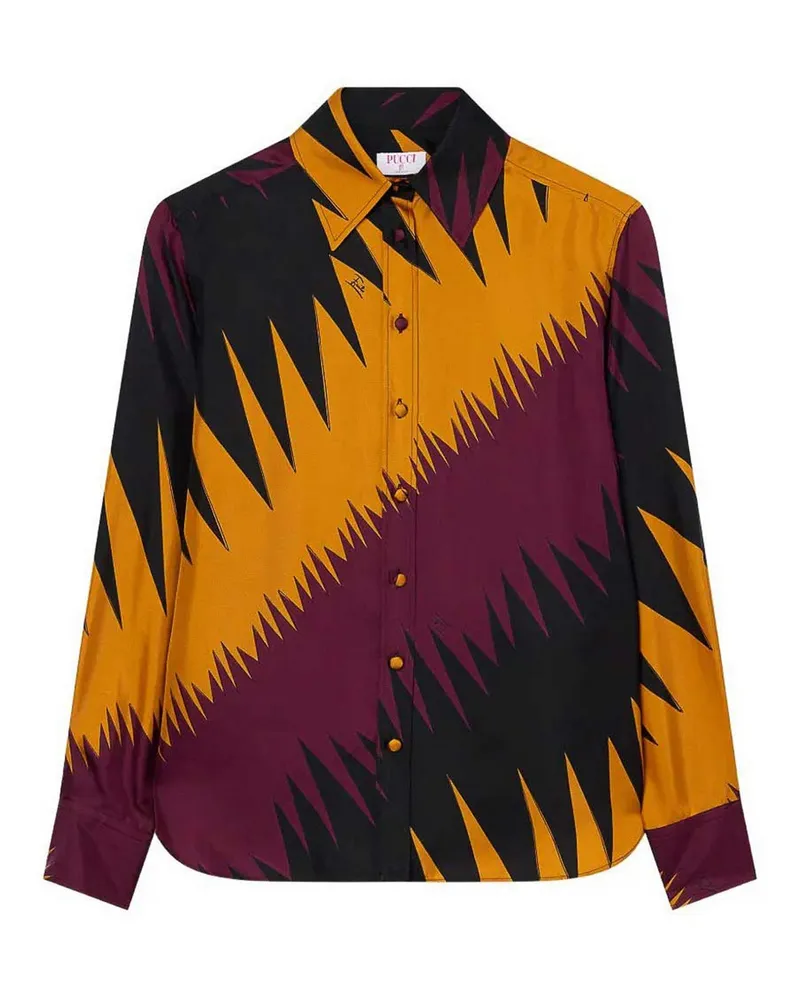 Emilio Pucci Hemd - Gelb Gelb