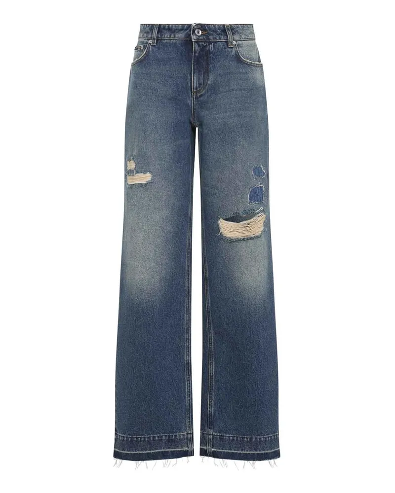 Dolce & Gabbana Straight Leg Jeans - Denim Denim