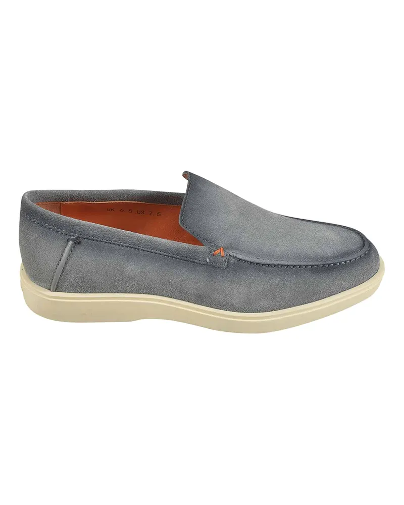 Santoni Mokassins - Weiß Hellblau