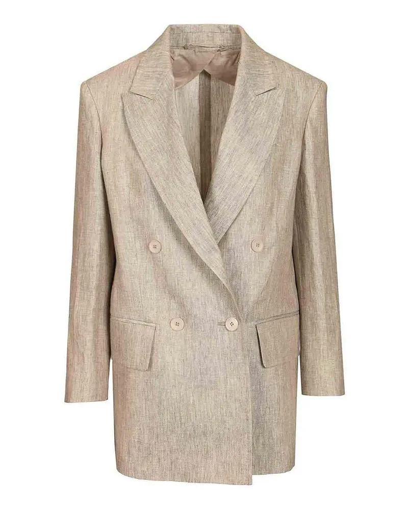 Max Mara Casualjacke - Beige Beige