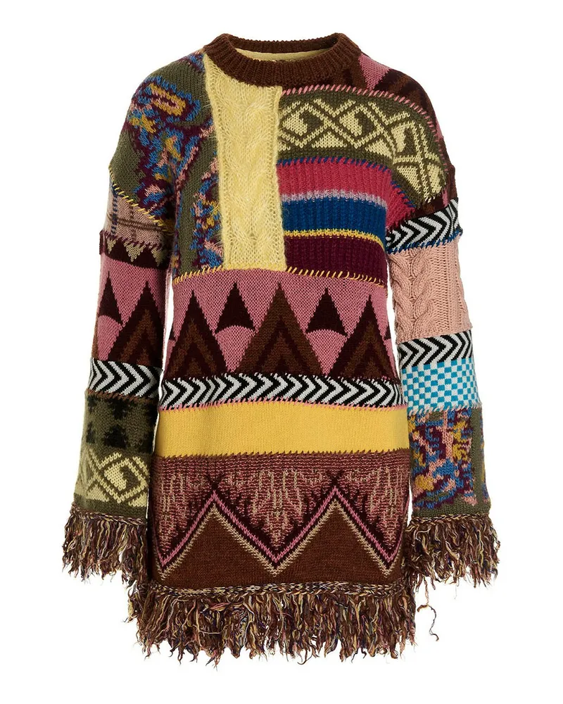 Etro Kurzes Kleid - Bunt Bunt