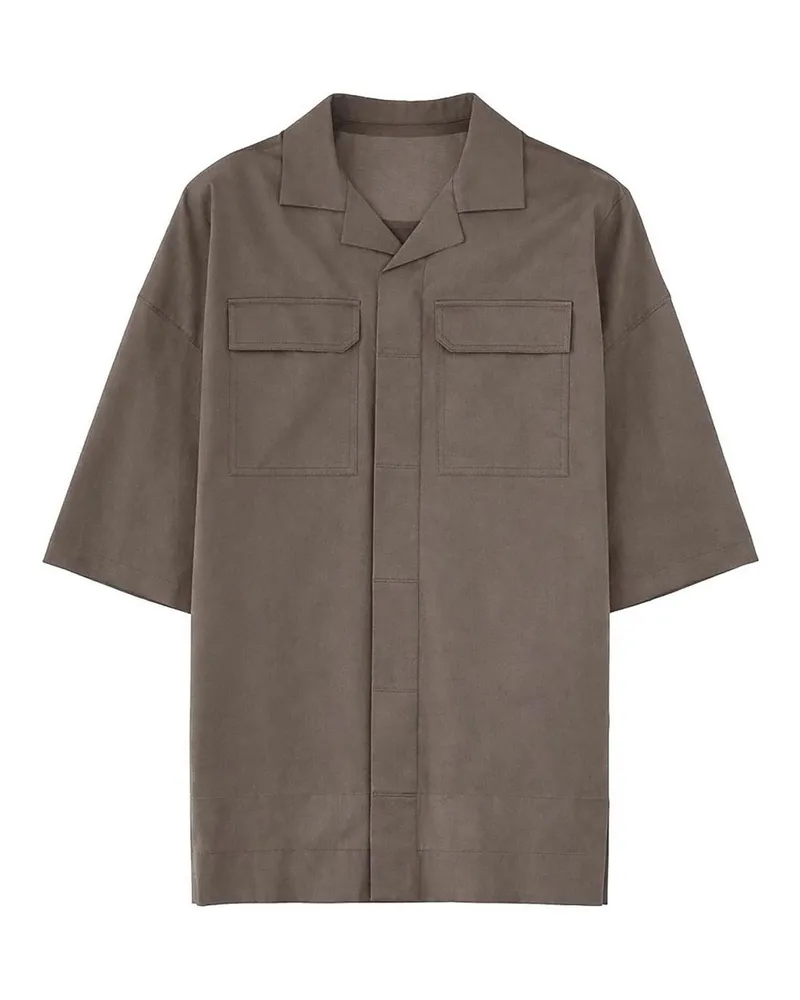 Rick Owens Hemd - Grau Grau