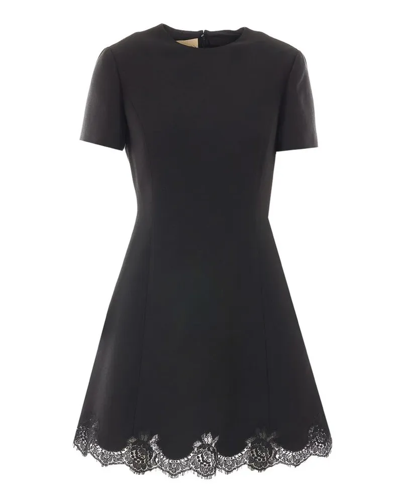 Valentino Garavani Kurzes Kleid - Schwarz Schwarz