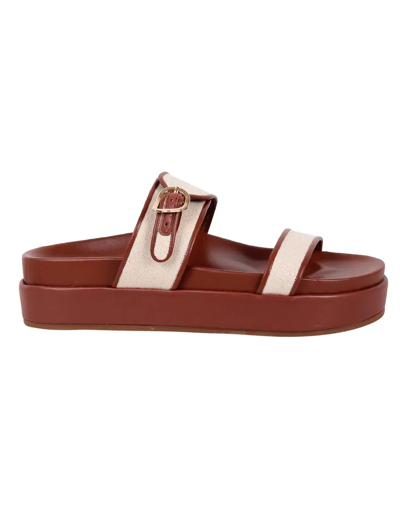 Ancient Greek Sandals Mules - Braun Braun