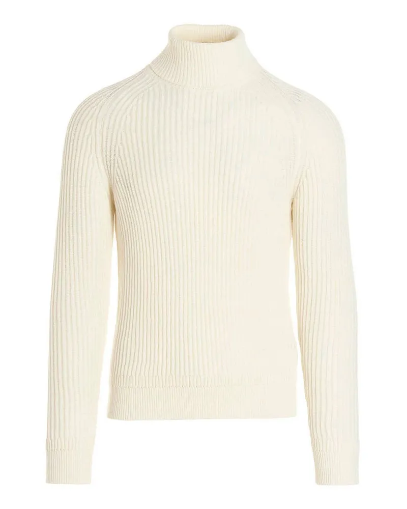 Zanone Rollkragenpullover - Weiß Weiß