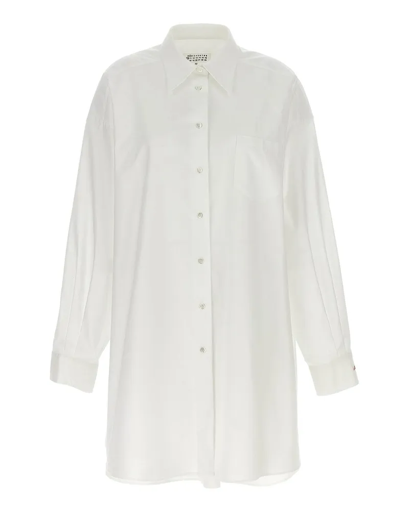 Maison Margiela Knielanges Kleid - Weiß Weiß