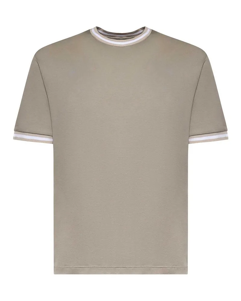Eleventy T-Shirt - Taupe Taupe