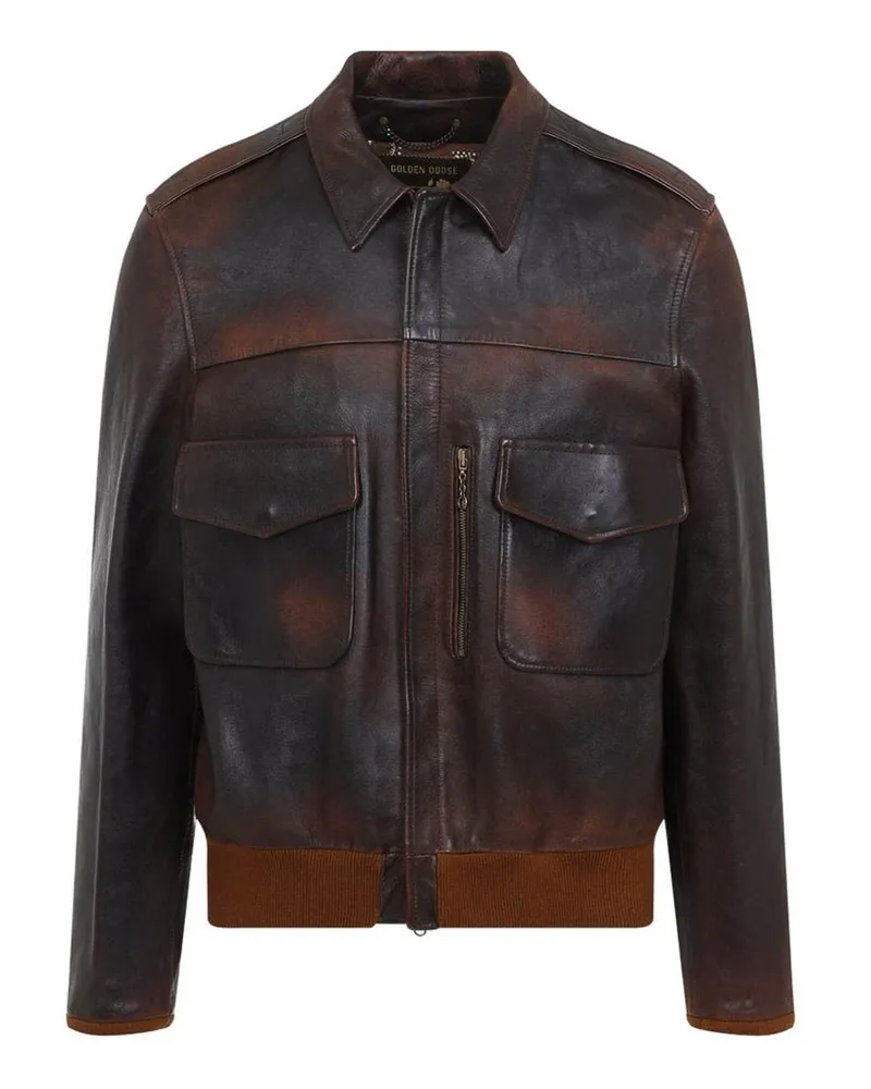 Golden Goose Bomberjacke - Braun Braun