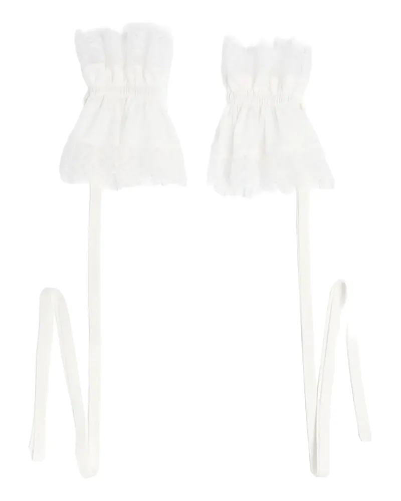 Ann Demeulemeester Handschuhe - Weiß Weiß