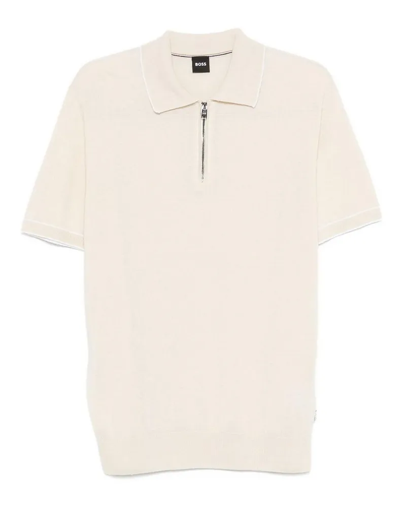 HUGO BOSS Poloshirt - Weiß Weiß