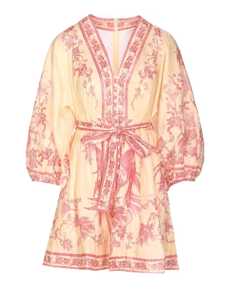 Zimmermann Kurzes Kleid - Beige Beige
