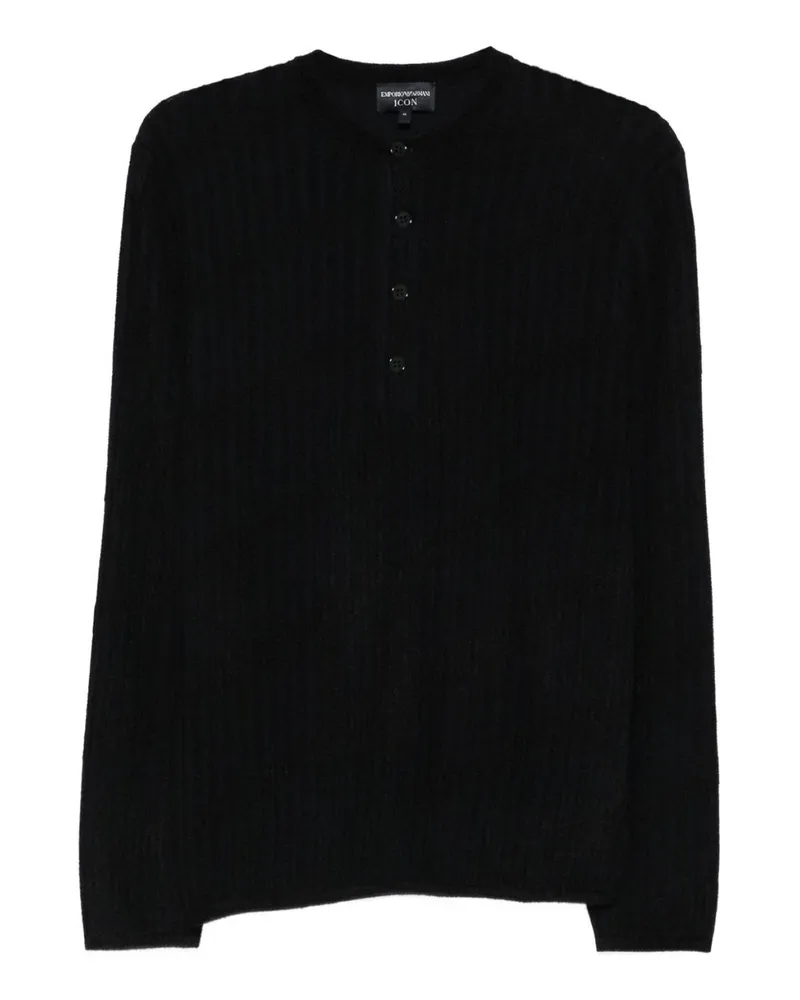 Emporio Armani Rundhalspullover - Blau Blau