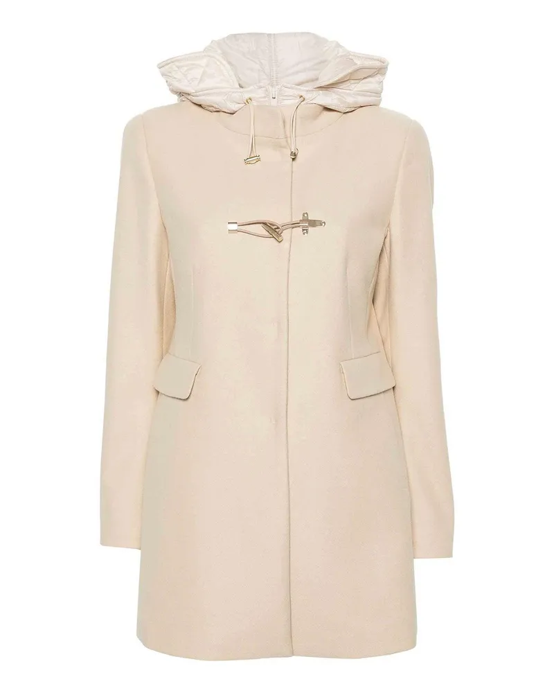 Fay Kurzer Mantel - Schwarz Beige