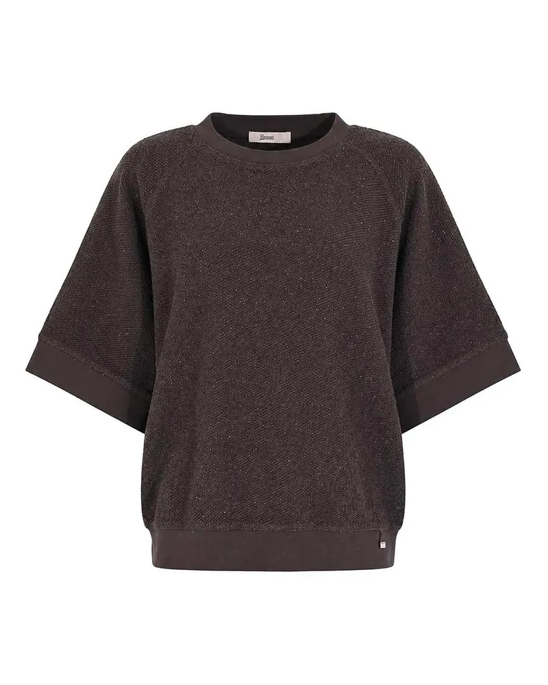 Herno Sweatshirt - Dunkelbraun Dunkelbraun