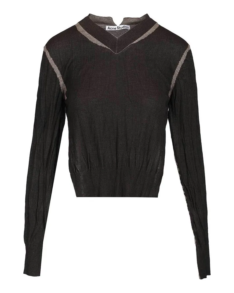 Acne Studios V-Pullover - Braun Braun