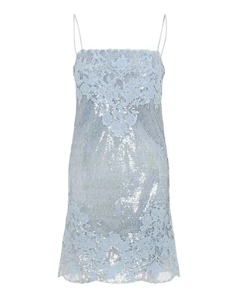 Ermanno Scervino Knielanges Kleid - Blau Blau