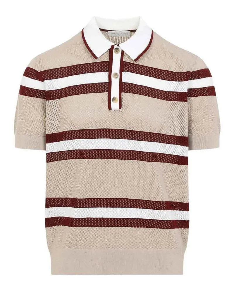 Dries van Noten Poloshirt - Beige Beige