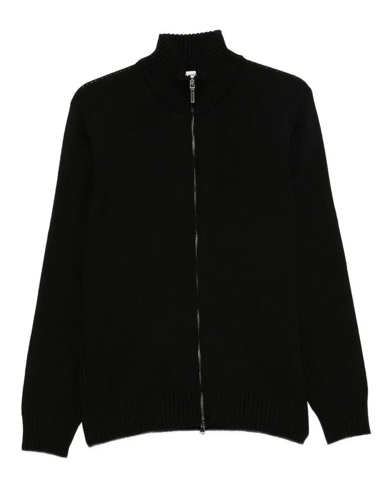 Kangra Cashmere Cardigan - Schwarz Schwarz