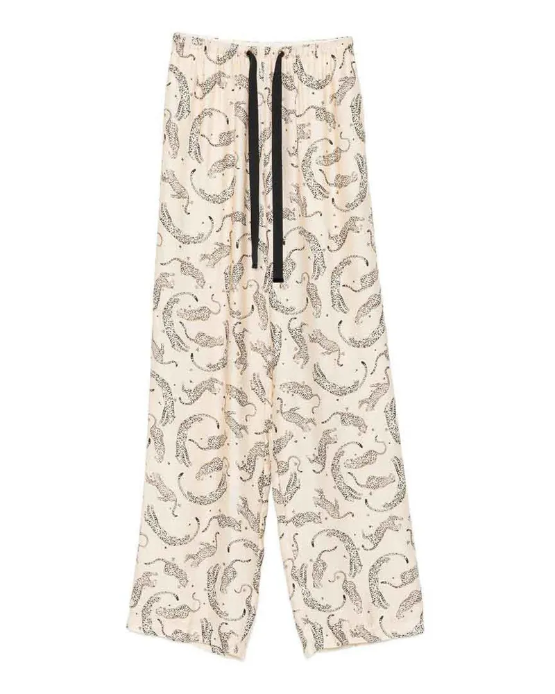forte_forte Casual Hose - Creme Creme