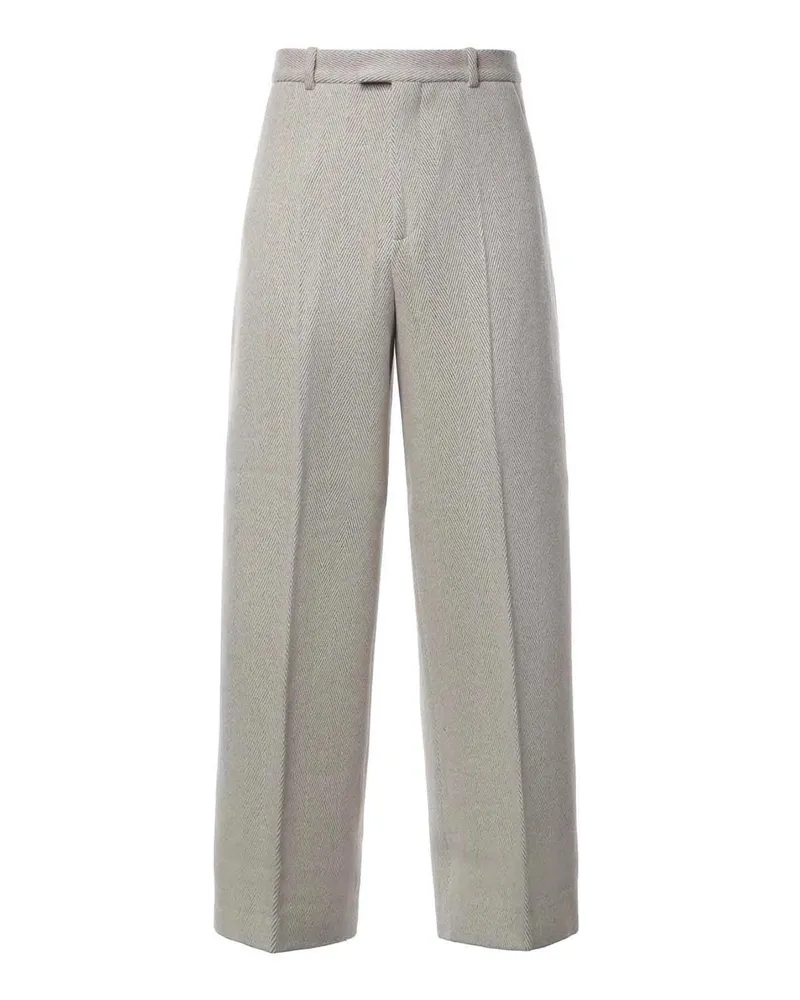 Jacquemus Casual Hose - Weiß Weiß