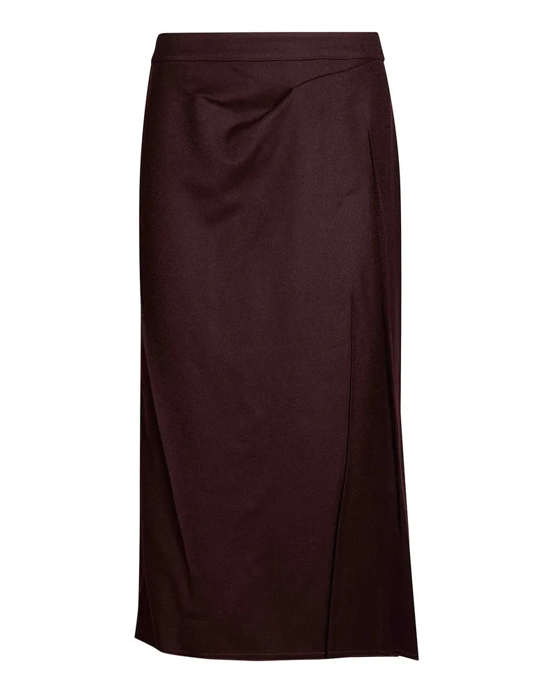 Victoria Beckham Midirock - Dunkelrot Dunkelrot
