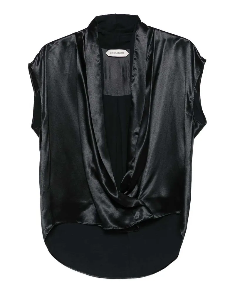 Alberta Ferretti Hemd - Schwarz Schwarz