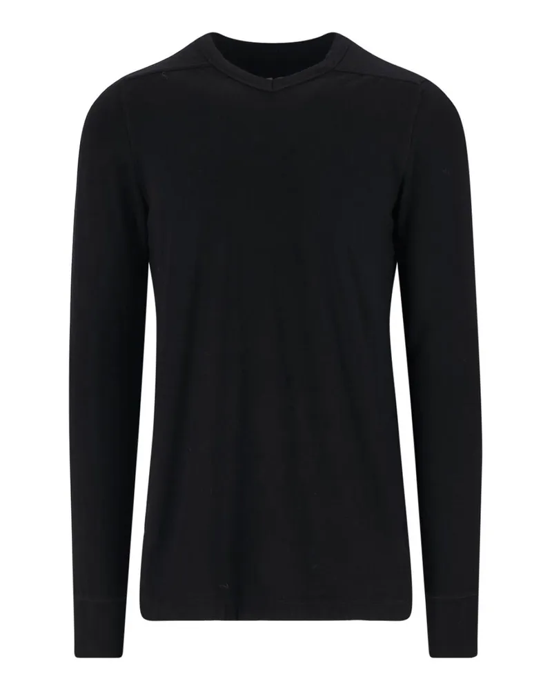 Rick Owens Rundhalspullover - Schwarz Schwarz