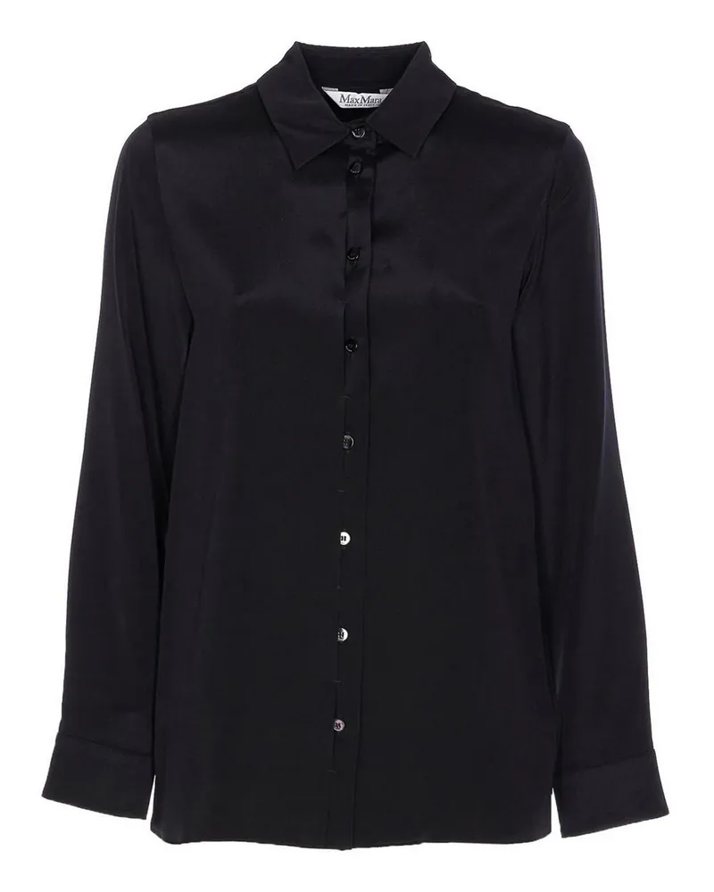 Max Mara Hemd - Schwarz Schwarz